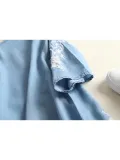 Women Casual Embroidered Tops Tunic Blouse Shirt