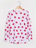 Casual Long Sleeve Cotton-Blend T-Shirts