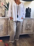 Women Casual Loose Tops Tunic Blouse Shirt
