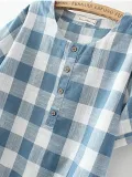 Short Sleeve Round Neck Casual Shirts & Tops