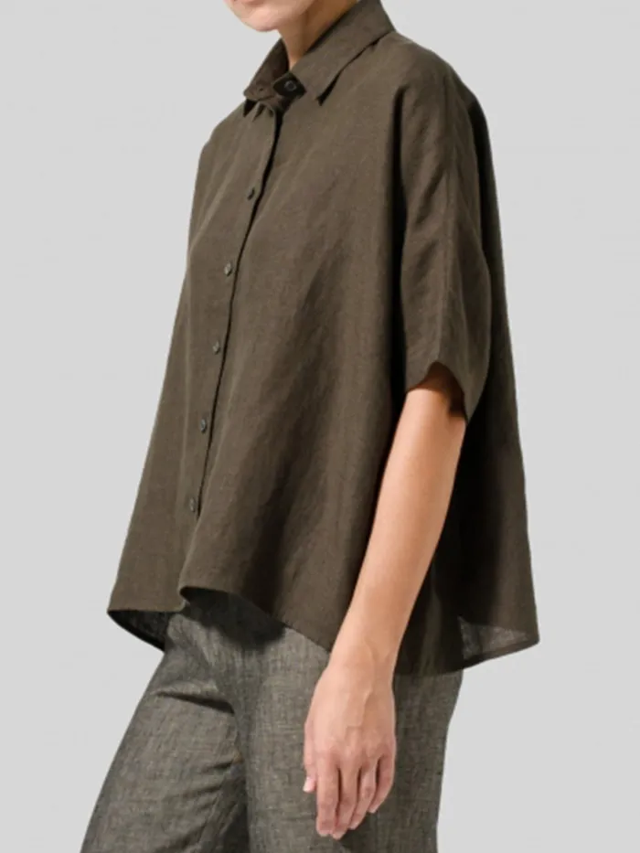 Women Casual Loose Tops Tunic Blouse Shirt