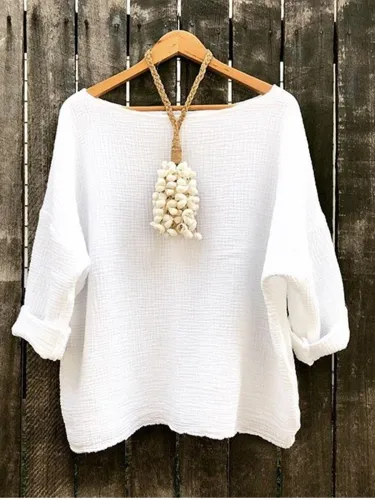 Women Casual Tops Tunic Blouse Shirt