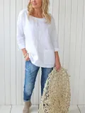 Pockets Casual Plain Long Sleeve Shirts