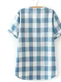 Short Sleeve Round Neck Casual Shirts & Tops