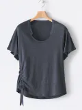 Casual Crew Neck Shirts & Tops
