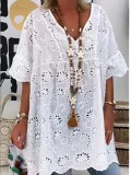 Short Sleeve Simple & Basic Casual Tops