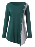 Round Neck Casual T-Shirts