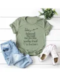 Cotton Sweet Short Sleeve Shirts & Tops