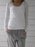Solid Casual Long Sleeve Lace Shirts & Tops