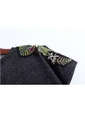 Women Embroidered Tops Tunic T Shirt