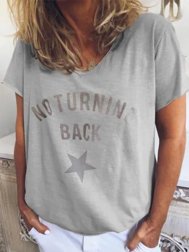 Printed Cotton-Blend Short Sleeve Shirts & Tops