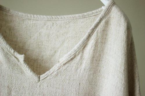 Beige Patchwork Long Sleeve Cotton-Blend Shirts & Tops