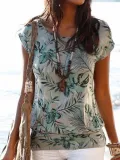 Short Sleeve Casual Printed Shirts & Tops