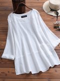 Sweet Round Neck Shirts & Tops