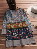 Women Casual Printed Tops Tunic Blouse Shirt