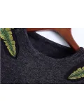 Women Embroidered Tops Tunic T Shirt
