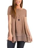 Cotton Short Sleeve Shirts & Tops