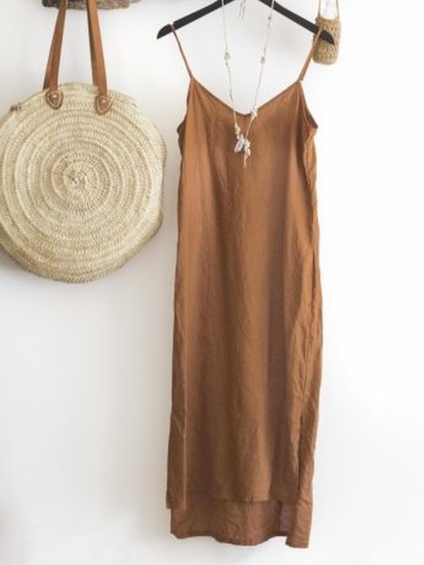 Solid Casual Spaghetti-Strap Tops
