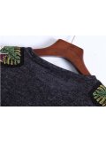 Women Embroidered Tops Tunic T Shirt