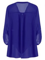 Casual 3/4 Sleeve Linen Shirts & Tops