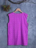 Vintage Sleeveless V Neck Shirts & Tops