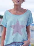 Floral-Print Geometric Shirts & Tops