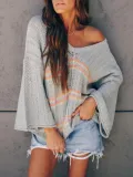 Grey Casual Printed Shirts & Tops
