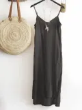 Solid Casual Spaghetti-Strap Tops