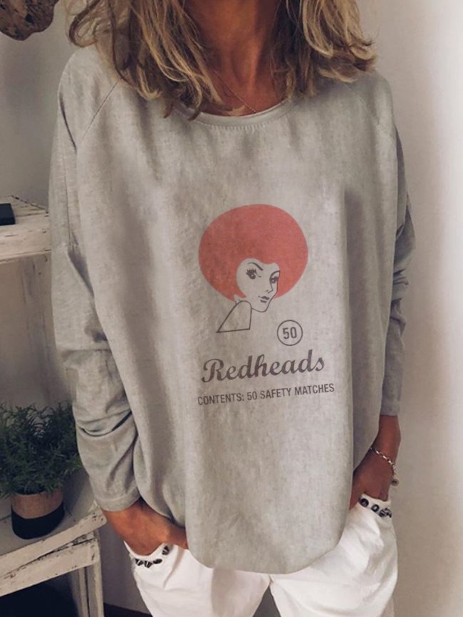 Printed Casual Daily T-shirt
