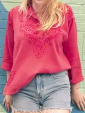 Women Casual Tops Tunic Blouse Shirt