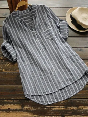 Women Casual Loose Tops Tunic Blouse Shirt