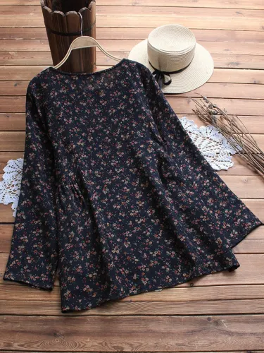 Women Casual Loose Tops Tunic Blouse Shirt