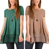 Cotton Short Sleeve Shirts & Tops