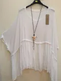 Plus Size Paneled Batwing Asymmetrical T-shirts