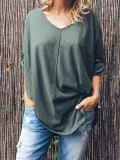 Green Cotton Shirts & Tops
