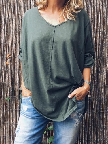 Green Cotton Shirts & Tops