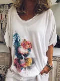 Women Casual Loose Tops Tunic T Shirt