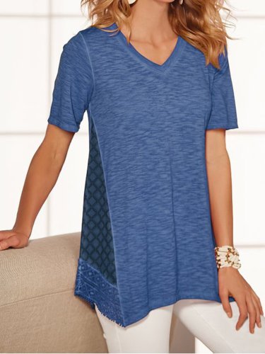 Women Relaxed Fit Loose Tops Tee Tunic T Shirt