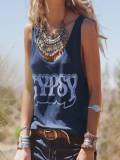 Sleeveless Statement Shirts & Tops