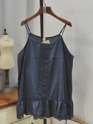 Casual Solid Sleeveless Shirts & Tops