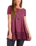 Cotton Short Sleeve Shirts & Tops