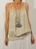 Plus Size Solid Casual Sleeveless Tops