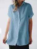 Linen Casual Tops