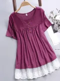 Women Casual Tops Tunic Blouse Shirt