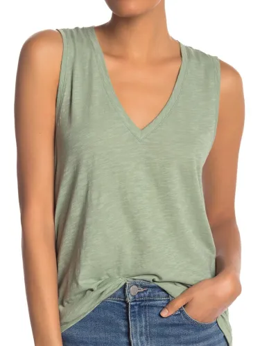 Solid Sleeveless Shirts & Tops