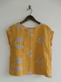 Printed Casual Sleeveless Round Neck Shirts