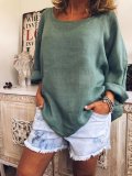 Women Casual Loose Tops Tunic Blouse Shirt