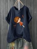Short Sleeve Sweet Shirts & Tops