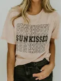 Round Neck Casual Printed Shirts