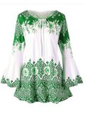 Patch Short Sleeve Sweet Shirts & Tops